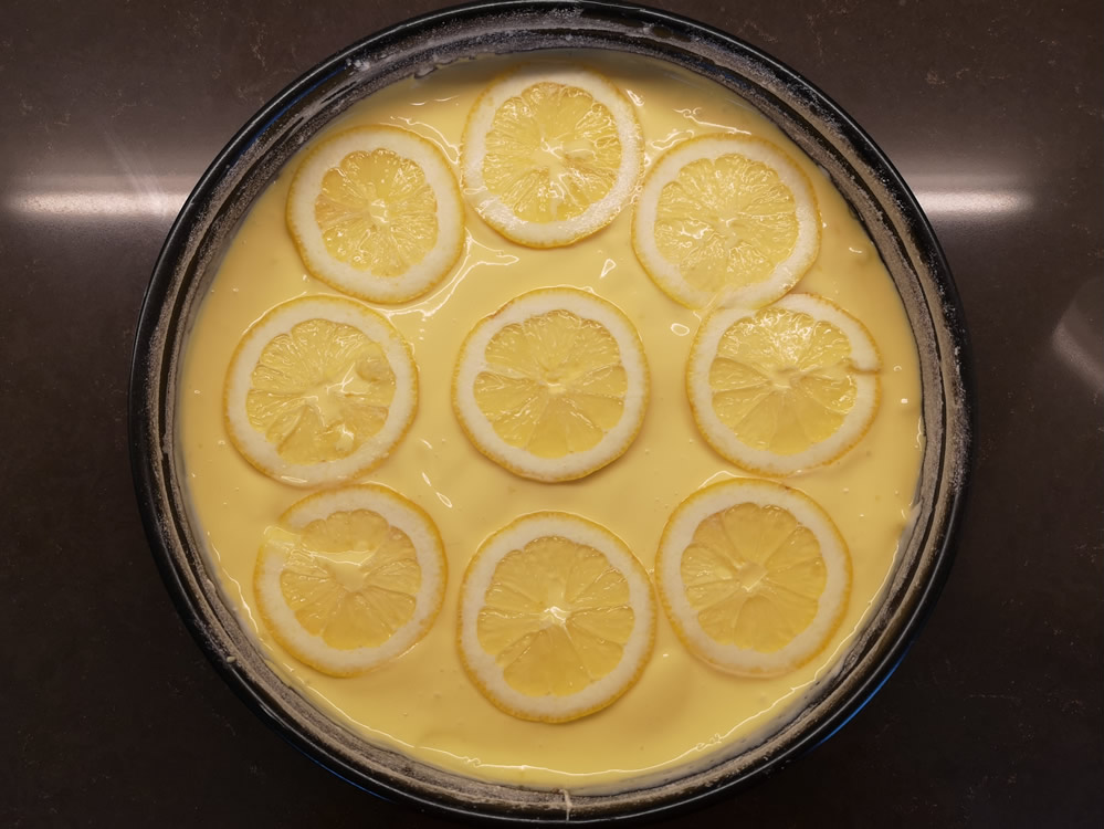 Zitronen-Ricotta-Cheesecake